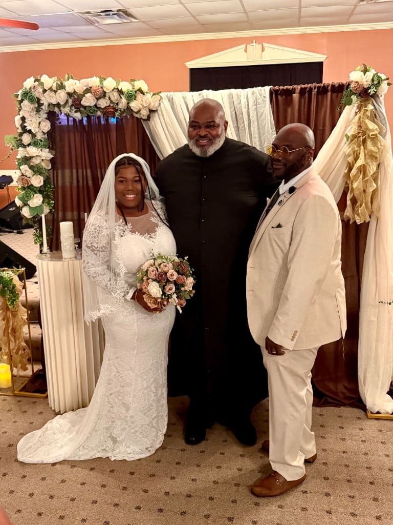 Apostle Norbert Ingram Officiating Wedding Ceremony